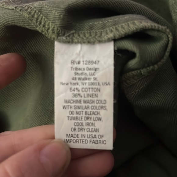 NILI Lotan Cotton Linen Pant Medium - Picture 8 of 8